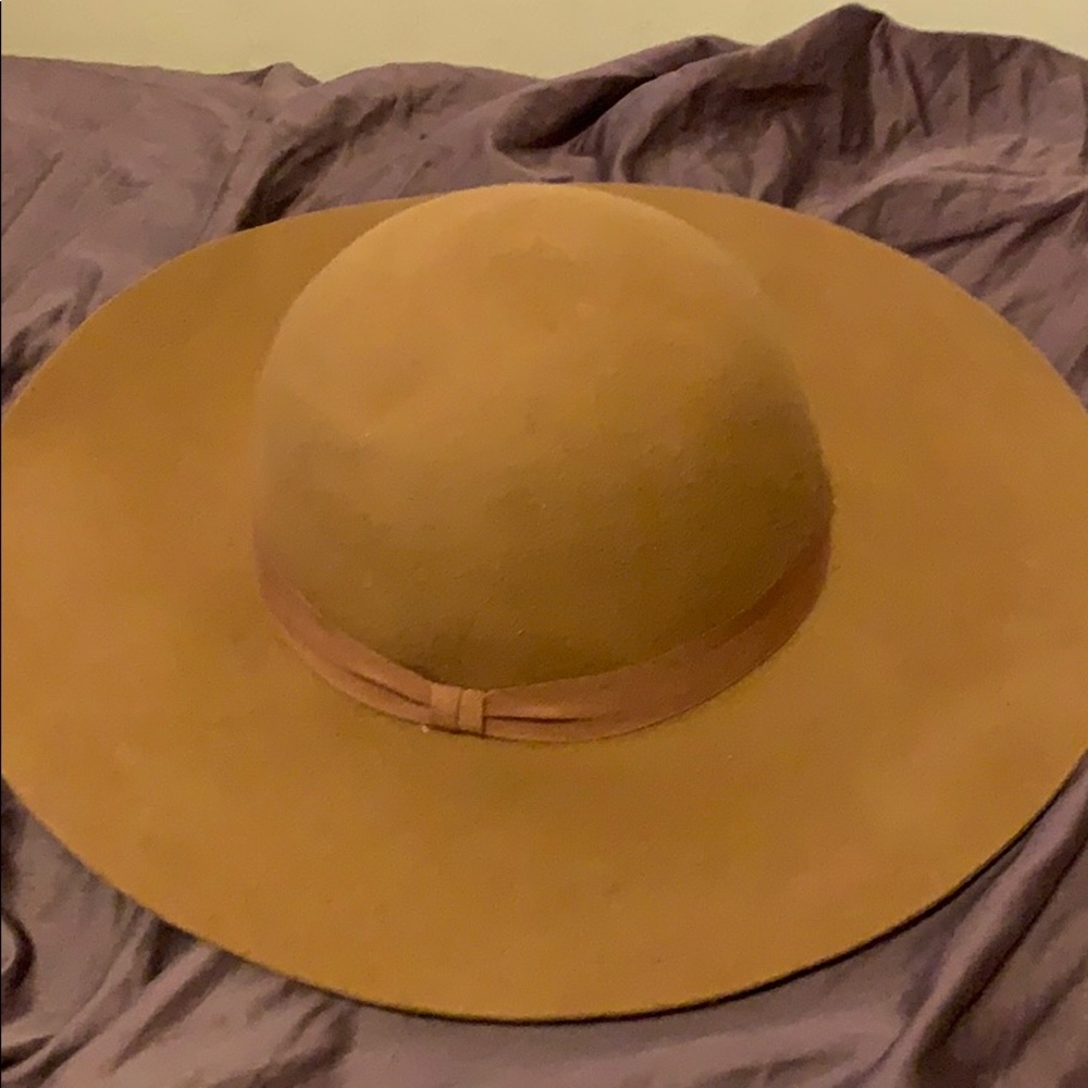 Brown fedora hat